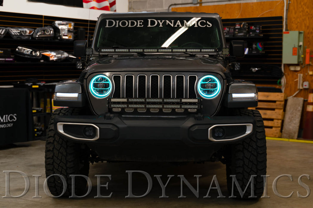 RGBW HD LED Halos for 2018-2021 Jeep JL Wrangler/Gladiator - TRUCKED UP - Truck Superstore