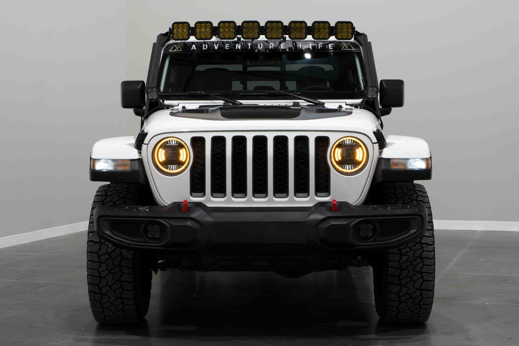 Jeep JL SS5 Sport CrossLink Windshield White Combo Lightbar Kit Diode Dynamics - TRUCKED UP - Truck Superstore