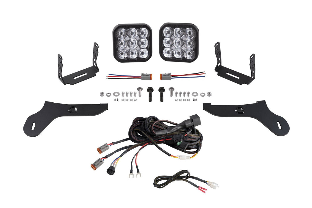 SS5 Bumper LED Pod Light Kit for 2017-2020 Ford Raptor Sport White Driving Diode Dynamics - TRUCKED UP - Truck Superstore