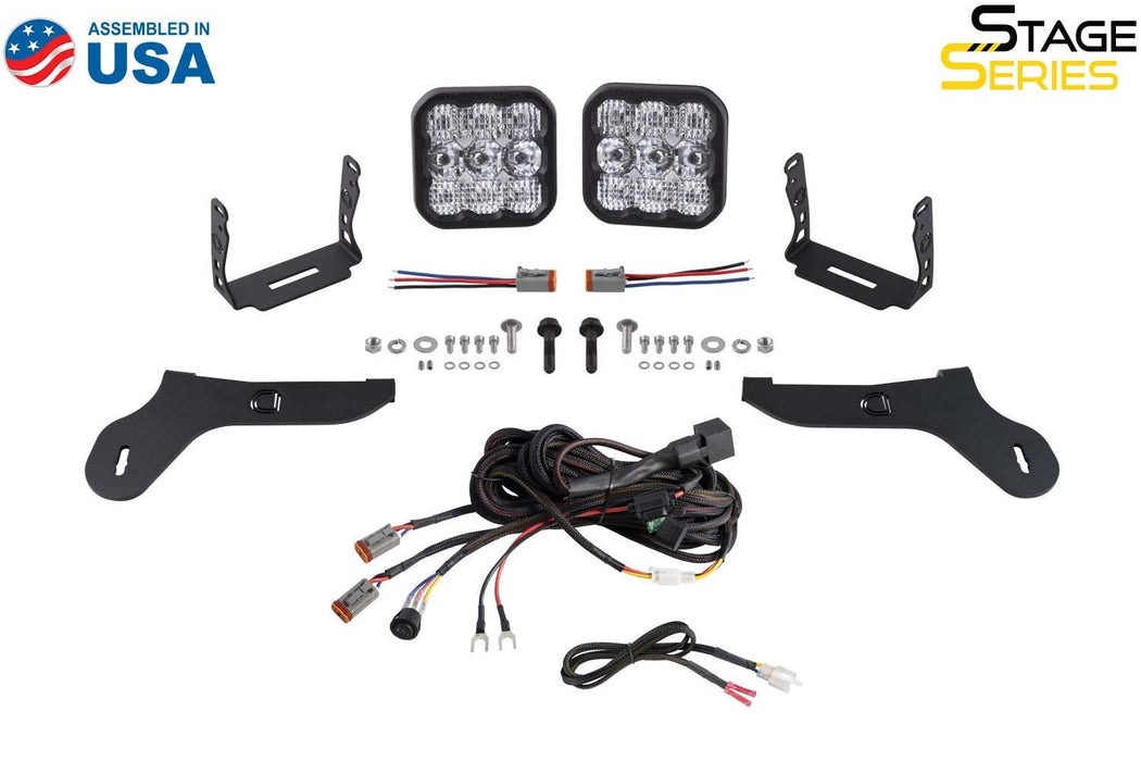 SS5 Bumper LED Pod Light Kit for 2017-2020 Ford Raptor Sport White Driving Diode Dynamics - TRUCKED UP - Truck Superstore