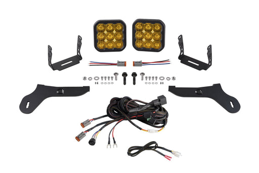 SS5 Bumper LED Pod Light Kit for 2017-2020 Ford Raptor Sport Yellow Driving Diode Dynamics - TRUCKED UP - Truck Superstore