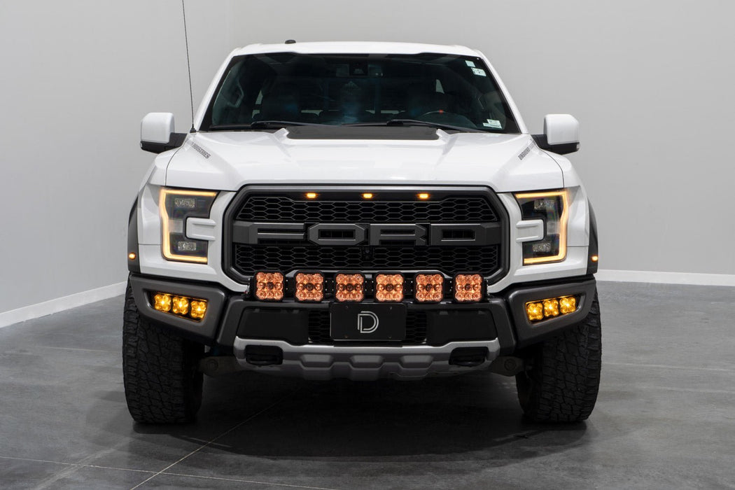 SS5 Grille CrossLink Lightbar Kit for 2017-2020 Ford Raptor Pro White Combo Diode Dynamics - TRUCKED UP - Truck Superstore