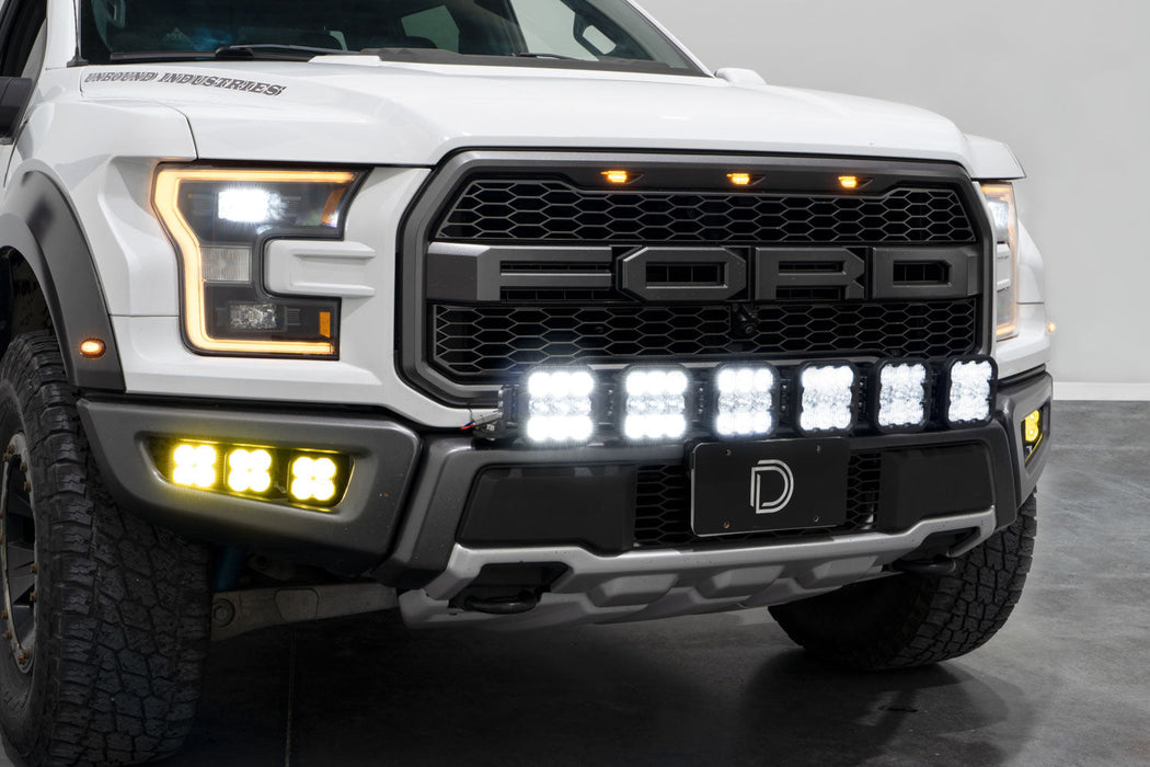 SS5 Grille CrossLink Lightbar Kit for 2017-2020 Ford Raptor Pro Yellow Combo Diode Dynamics - TRUCKED UP - Truck Superstore