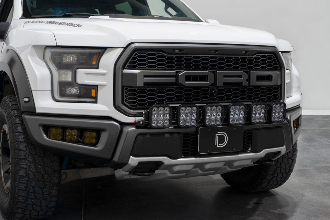 SS5 Grille CrossLink Lightbar Kit for 2017-2020 Ford Raptor Sport Yellow Combo Diode Dynamics - TRUCKED UP - Truck Superstore