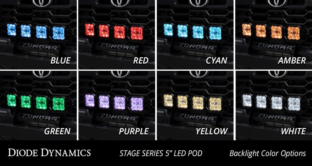 SS5 Grille CrossLink Lightbar Kit for 2022 Toyota Tundra Pro White Combo Diode Dymanics - TRUCKED UP - Truck Superstore