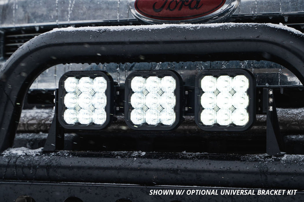 SS5 Pro Universal CrossLink 3-Pod Lightbar White Combo Diode Dynamics - TRUCKED UP - Truck Superstore