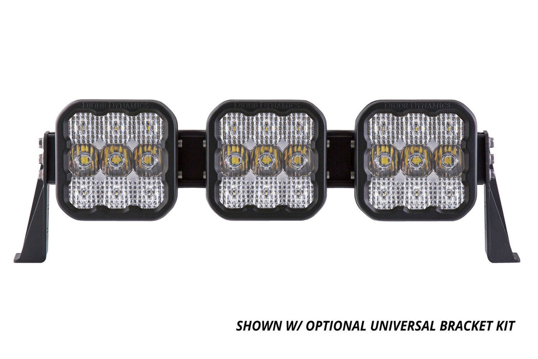 SS5 Pro Universal CrossLink 3-Pod Lightbar White Driving Diode Dynamics - TRUCKED UP - Truck Superstore