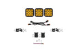 SS5 Pro Universal CrossLink 3-Pod Lightbar Yellow Driving Diode Dynamics - TRUCKED UP - Truck Superstore
