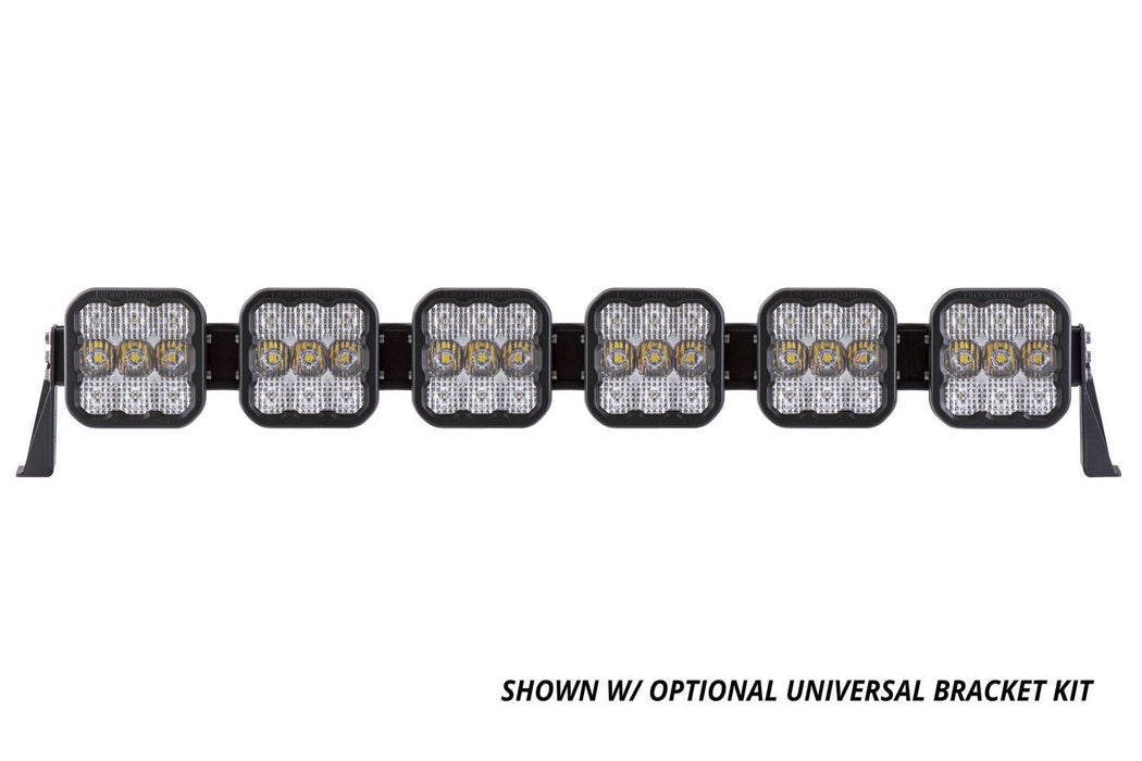 SS5 Pro Universal CrossLink 6-Pod Lightbar White Combo Diode Dynamics - TRUCKED UP - Truck Superstore