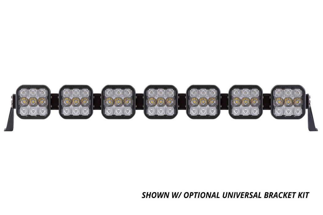 SS5 Pro Universal CrossLink 7-Pod Lightbar White Combo Diode Dynamics - TRUCKED UP - Truck Superstore
