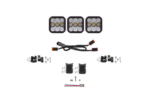 SS5 Sport Universal CrossLink 3-Pod Lightbar White Combo Diode Dynamics - TRUCKED UP - Truck Superstore
