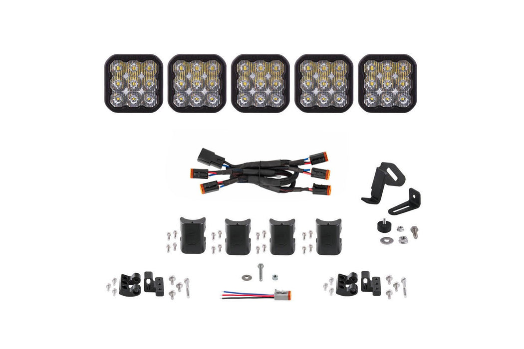 SS5 Sport Universal CrossLink 5-Pod Lightbar White Driving Diode Dynamics - TRUCKED UP - Truck Superstore