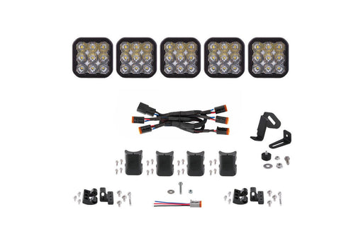 SS5 Sport Universal CrossLink 5-Pod Lightbar White Driving Diode Dynamics - TRUCKED UP - Truck Superstore