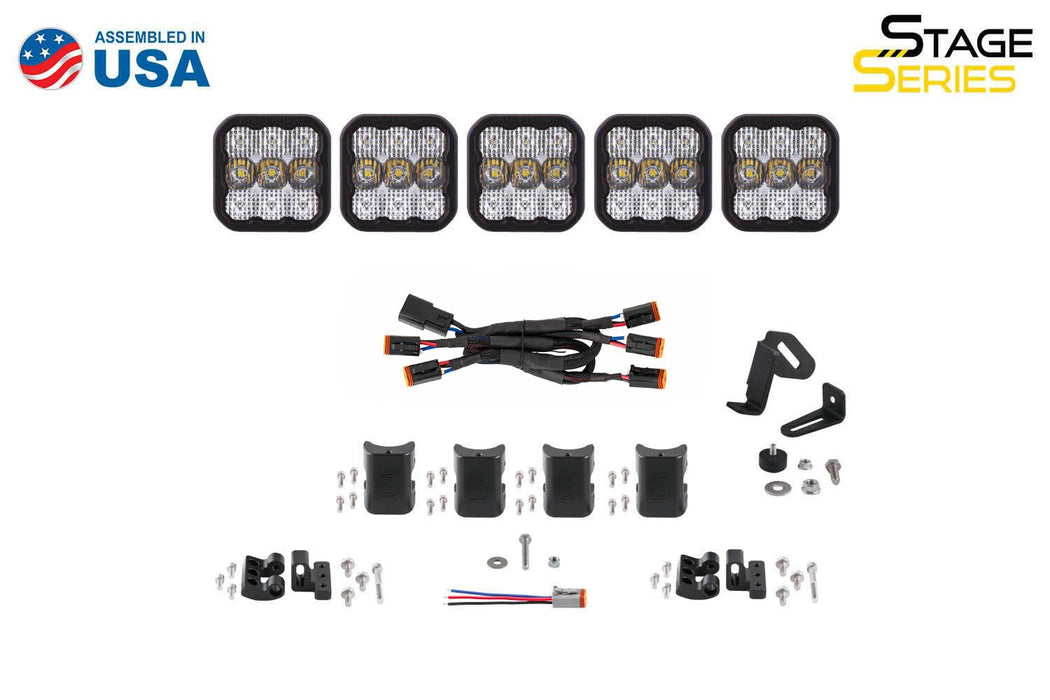 SS5 Sport Universal CrossLink 5-Pod Lightbar White Driving Diode Dynamics - TRUCKED UP - Truck Superstore