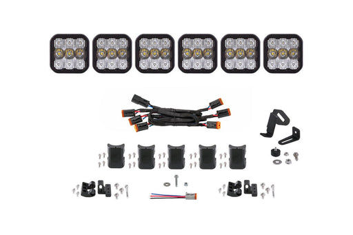SS5 Sport Universal CrossLink 6-Pod Lightbar White Combo Diode Dynamics - TRUCKED UP - Truck Superstore