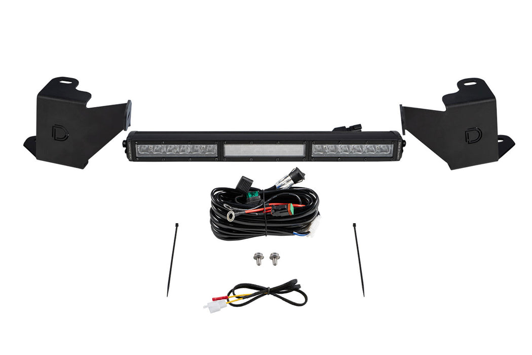Stealth Bumper Light Bar Kit for 2022 Toyota Tundra White Combo Diode Dymanics - TRUCKED UP - Truck Superstore