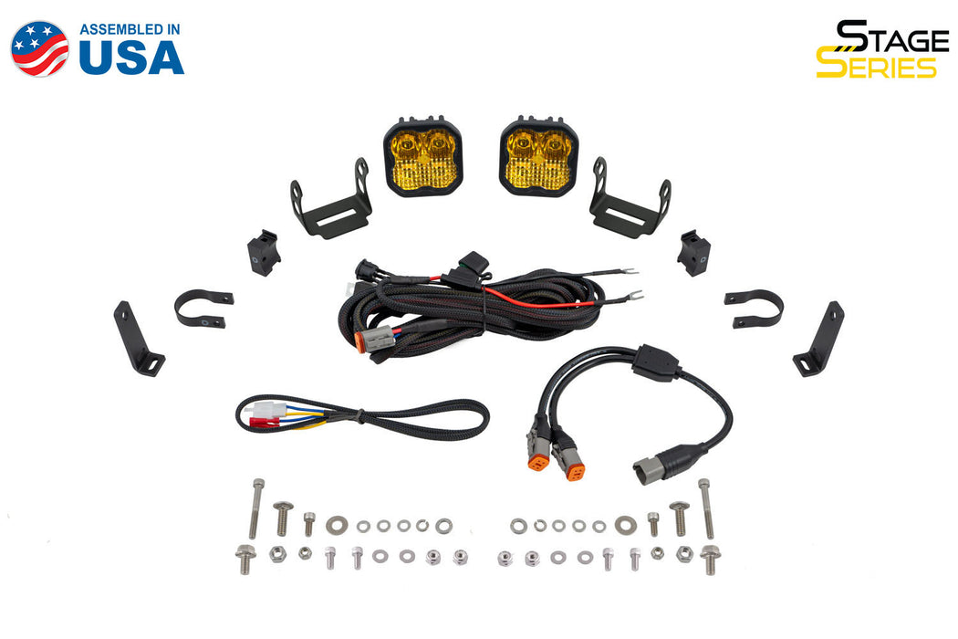 SS3 LED Bumper 2 Inch Roll Bar Kit, Pro White SAE Fog (Pair) Diode Dynamics - TRUCKED UP - Truck Superstore