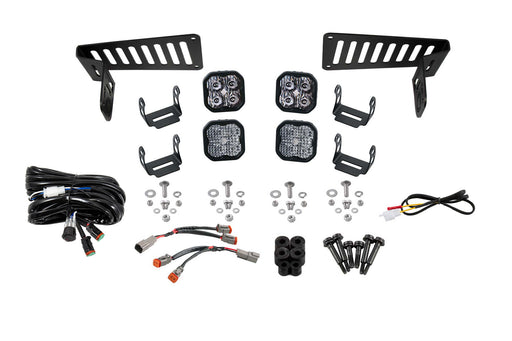 SS3 Cowl LED Bracket Kit for 2018-2021 Jeep JL Wrangler/Gladiator, White Pro - TRUCKED UP - Truck Superstore