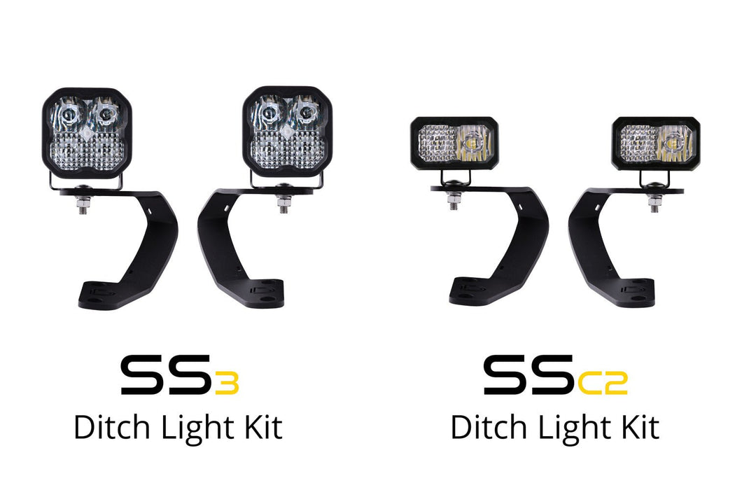 SS3 LED Ditch Light Kit for 2010-2021 Toyota 4Runner Sport White Combo Diode Dynamics - TRUCKED UP - Truck Superstore