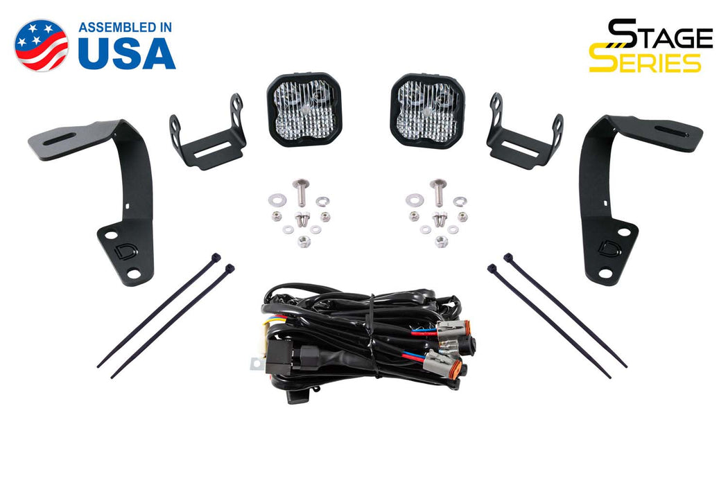 SS3 LED Ditch Light Kit for 2010-2021 Toyota 4Runner Sport White Combo Diode Dynamics - TRUCKED UP - Truck Superstore