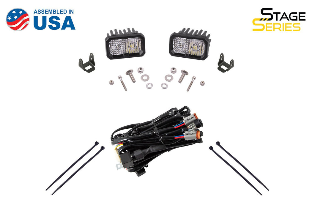 SS3 LED Ditch Light Kit for 2010-2021 Toyota 4Runner Sport White Combo Diode Dynamics - TRUCKED UP - Truck Superstore