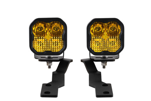 SS3 LED Ditch Light Kit for 2016-2021 Toyota Tacoma, Pro Yellow Combo Diode Dynamics - TRUCKED UP - Truck Superstore