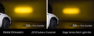 SS3 LED Ditch Light Kit for 2018-2021 Subaru Crosstrek, Pro Yellow Combo Diode Dynamics - TRUCKED UP - Truck Superstore