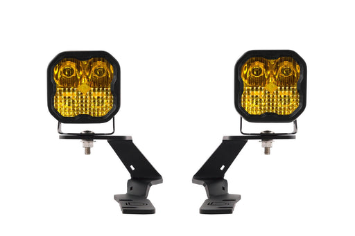 SS3 LED Ditch Light Kit for 2019-2021 Ford Ranger, Pro Yellow Combo Diode Dynamics - TRUCKED UP - Truck Superstore