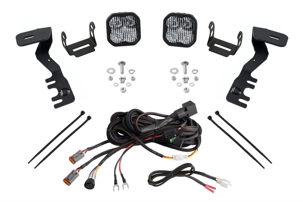 SS3 LED Ditch Light Kit for 2024-Present Toyota Tacoma, Sport White Combo Diode Dynamics - TRUCKED UP - Truck Superstore