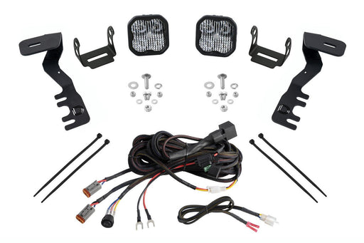 SS3 LED Ditch Light Kit for 2024-Present Toyota Tacoma, Sport White Combo Diode Dynamics - TRUCKED UP - Truck Superstore