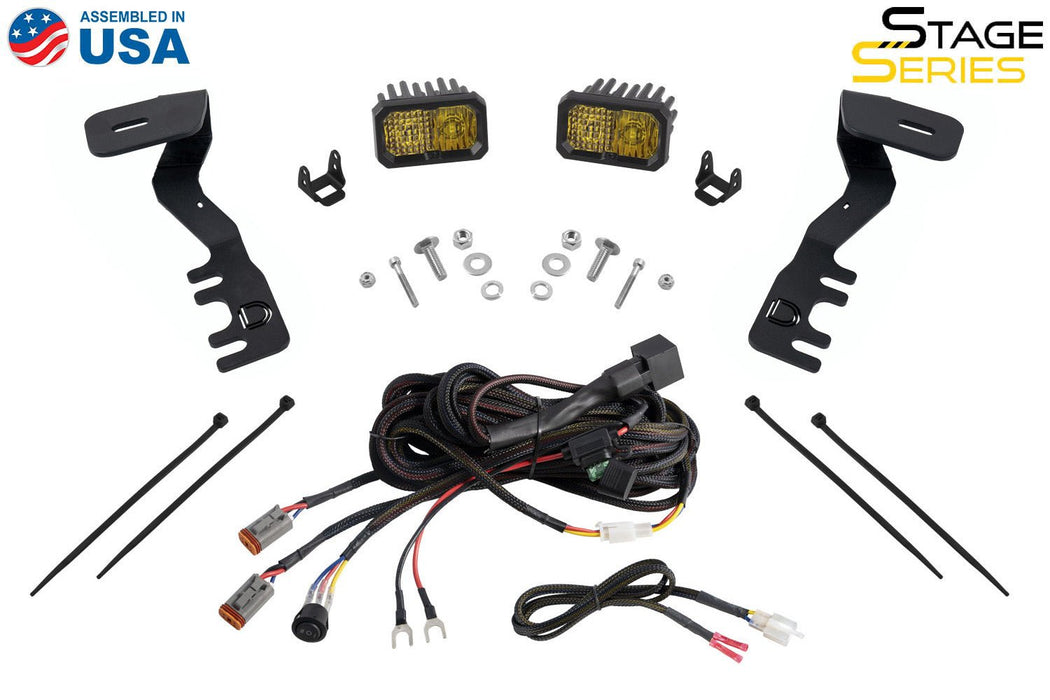 SS3 LED Ditch Light Kit for 2024-Present Toyota Tacoma, Sport White Combo Diode Dynamics - TRUCKED UP - Truck Superstore
