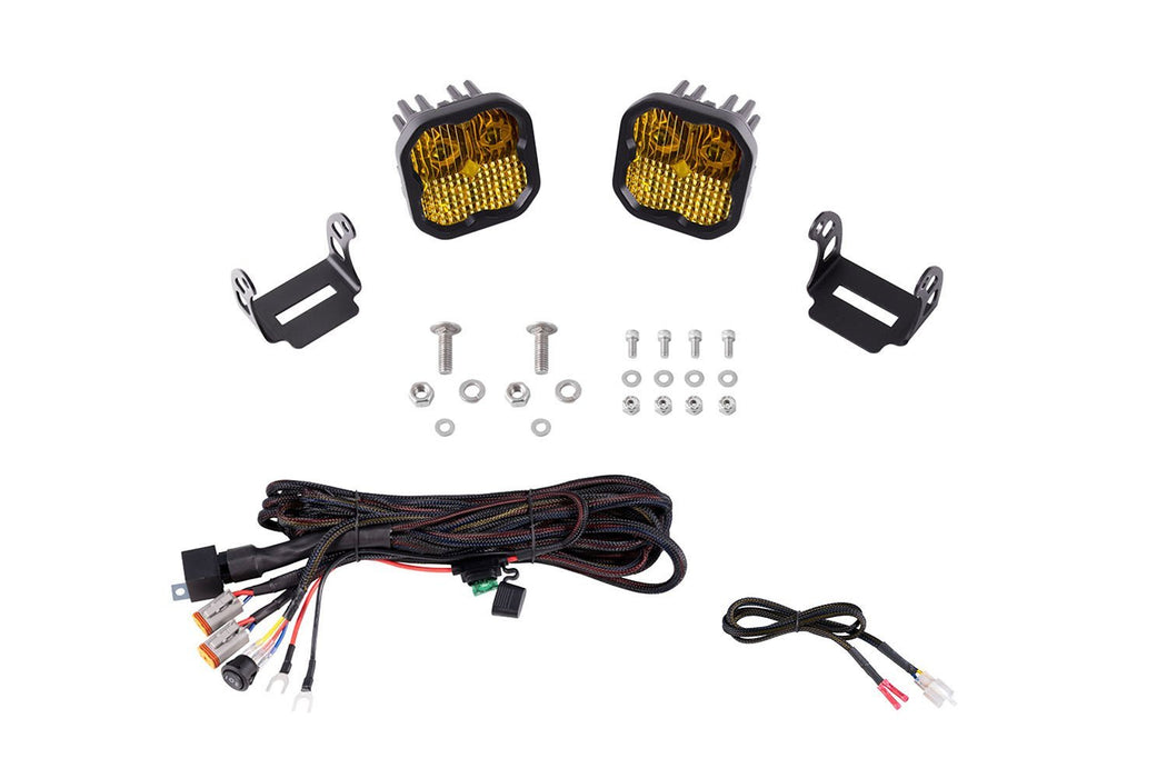 SS3 LED Ditch Light Kit for 21-22 Ford Bronco, Sport Yellow Combo Diode Dynamics - TRUCKED UP - Truck Superstore