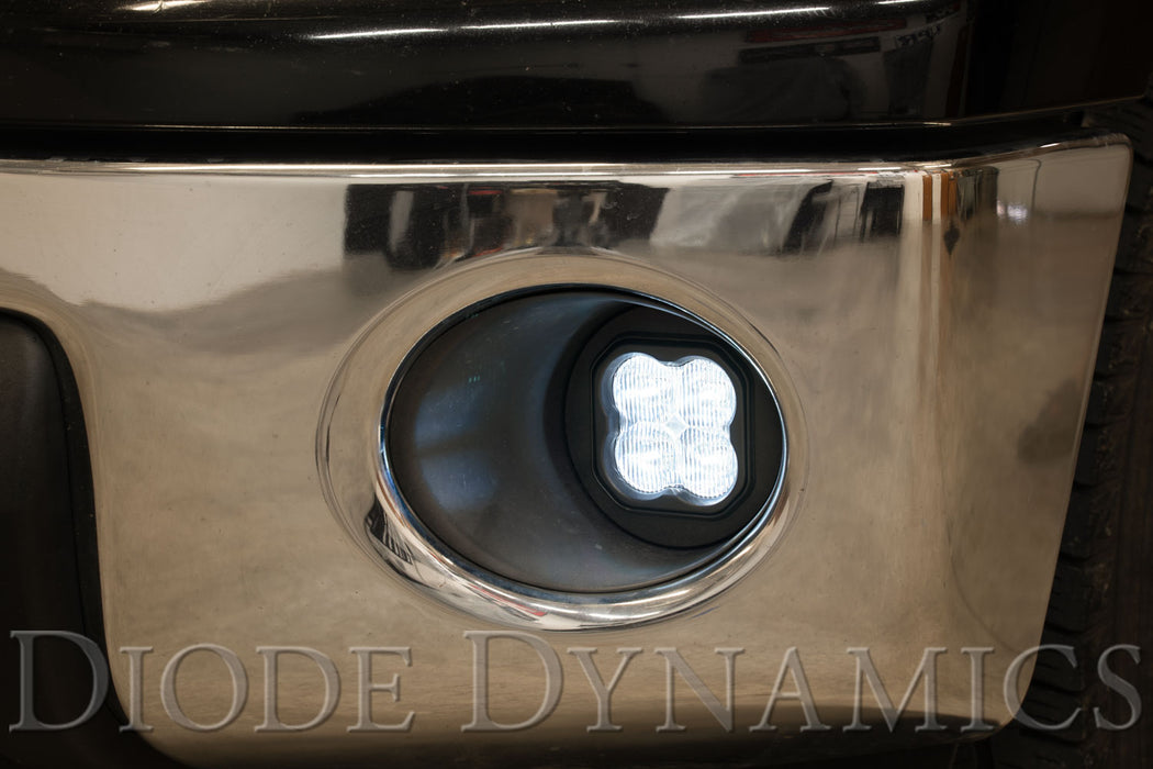 SS3 LED Fog Light Kit for 2007-2013 Toyota Tundra White SAE Fog Sport w/ Backlight Diode Dynamics - TRUCKED UP - Truck Superstore