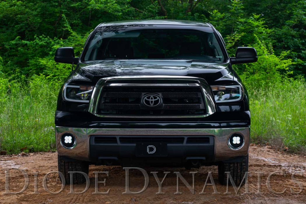 SS3 LED Fog Light Kit for 2007-2013 Toyota Tundra White SAE Fog Sport w/ Backlight Diode Dynamics - TRUCKED UP - Truck Superstore