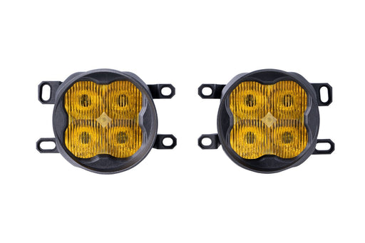 SS3 LED Fog Light Kit for 2010-2013 Lexus GX460, Yellow SAE Fog Max with Backlight Diode Dynamics - TRUCKED UP - Truck Superstore