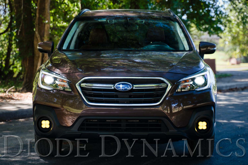 SS3 LED Fog Light Kit for 2013-2019 Subaru Outback Yellow SAE Fog Max w/ Backlight Diode Dynamics - TRUCKED UP - Truck Superstore