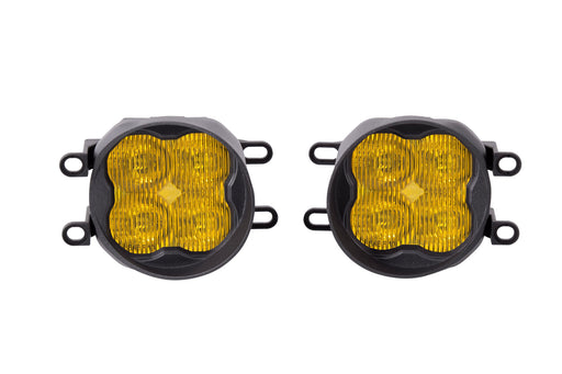 SS3 LED Fog Light Kit for 2014-2021 Toyota Highlander Yellow SAE Fog Max w/ Backlight Diode Dynamics - TRUCKED UP - Truck Superstore