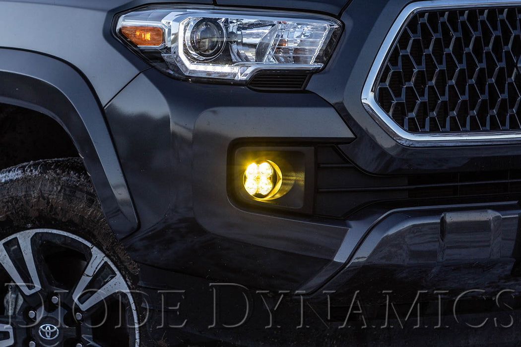 SS3 LED Fog Light Kit for 2016-2021 Toyota Tacoma White SAE Fog Sport w/ Backlight Diode Dynamics - TRUCKED UP - Truck Superstore