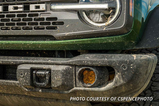 SS3 LED Fog Light Kit for 2021 Ford Bronco (w/ Standard Bumper) White SAE Fog Sport w/ Backlight Diode Dynamics - TRUCKED UP - Truck Superstore