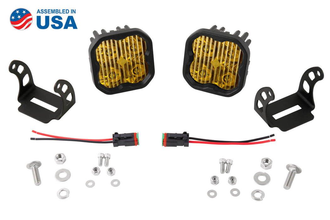 SS3 Max ABL Yellow SAE Fog Standard Pair Diode Dynamics - TRUCKED UP - Truck Superstore