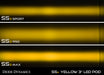 SS3 Max ABL Yellow SAE Fog Standard Single Diode Dynamics - TRUCKED UP - Truck Superstore