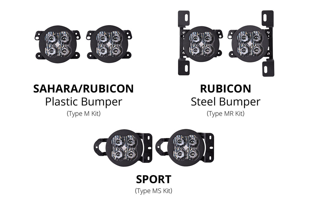 SS3 Max Type MS Kit ABL White SAE Fog Diode Dynamics - TRUCKED UP - Truck Superstore