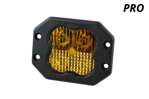 SS3 Pro ABL Yellow Driving Flush Single Diode Dynamics - TRUCKED UP - Truck Superstore