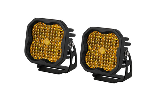 SS3 Pro ABL Yellow Flood Standard Pair Diode Dynamics - TRUCKED UP - Truck Superstore
