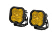 SS3 Pro ABL Yellow SAE Fog Standard Pair Diode Dynamics - TRUCKED UP - Truck Superstore