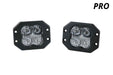 SS3 Pro RBL White Flood Flush Pair Diode Dynamics - TRUCKED UP - Truck Superstore