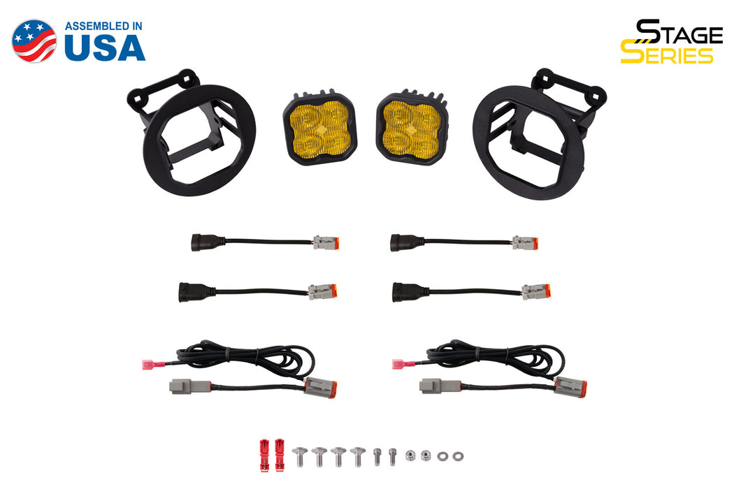 SS3 Pro Type OB Kit ABL Yellow SAE Fog Diode Dynamics - TRUCKED UP - Truck Superstore