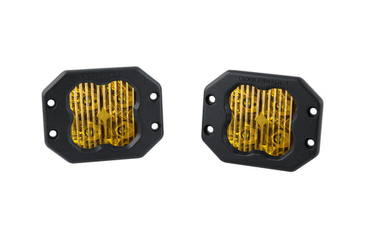 SS3 Sport ABL Yellow Driving Flush Pair Diode Dynamics - TRUCKED UP - Truck Superstore