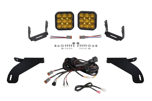 SS5 Bumper LED Pod Light Kit for 2021-2022 Ford F-150, Sport Yellow Driving Diode Dynamics - TRUCKED UP - Truck Superstore