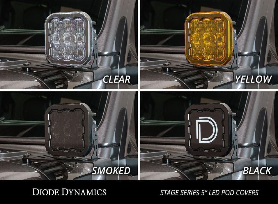 SS5 LED Pod Cover Clear Diode Dynamics - TRUCKED UP - Truck Superstore